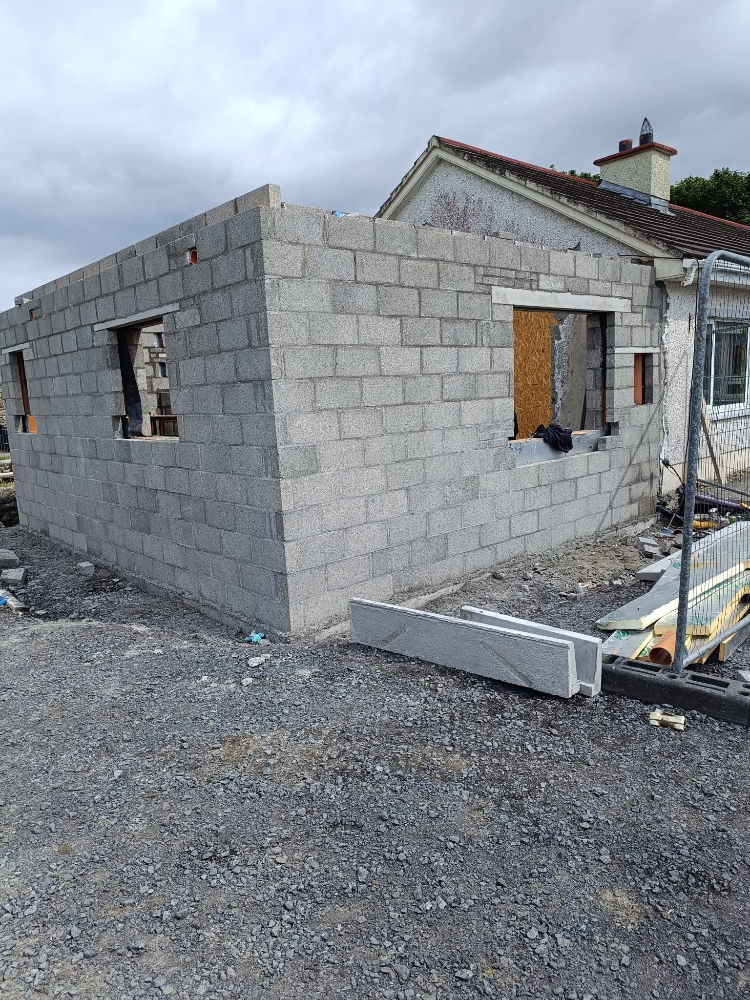 New build and extension blockwork