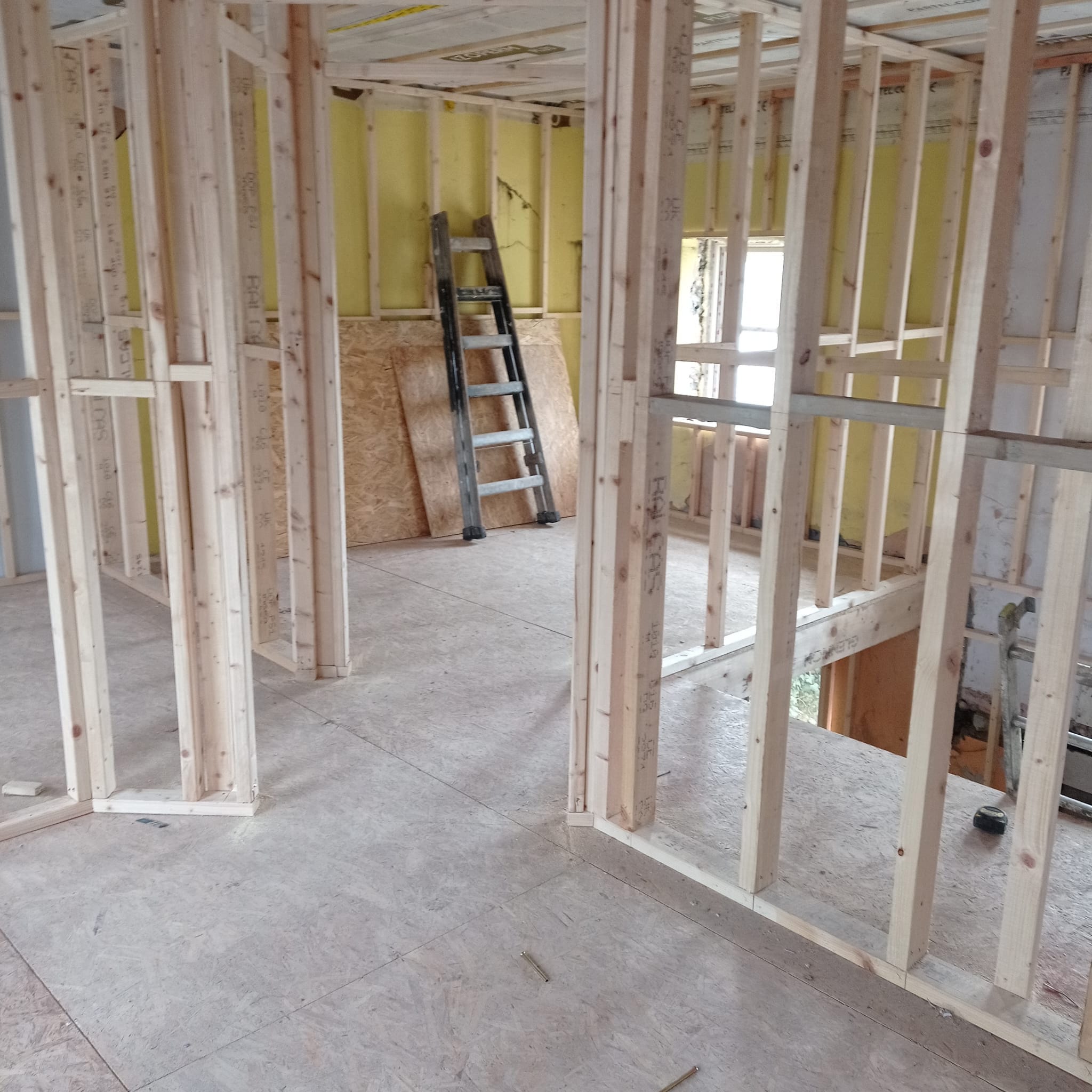 Timber stud framing